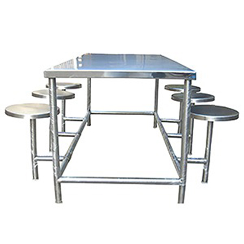 SS Canteen table with SS Stool